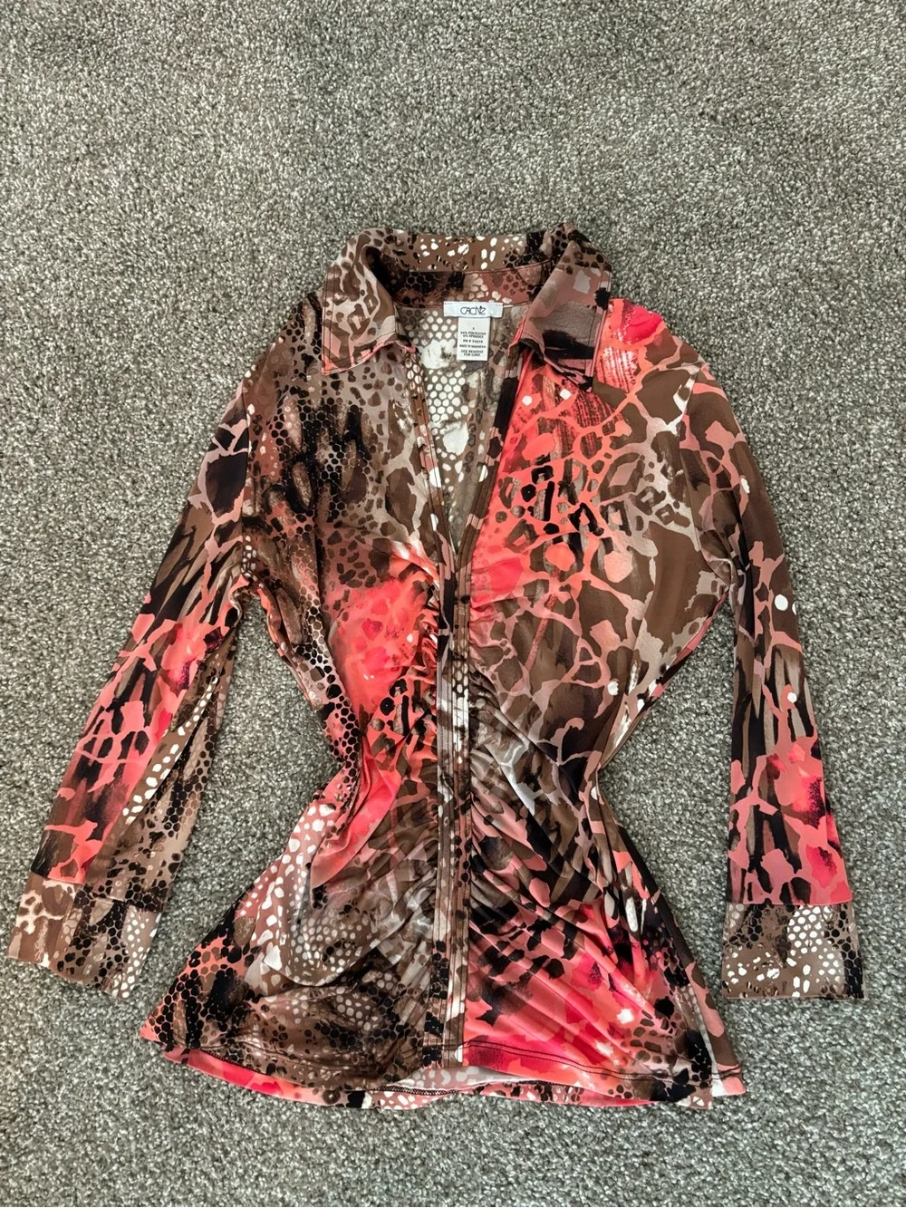 Cache animal Print Top - Picture 1 of 3